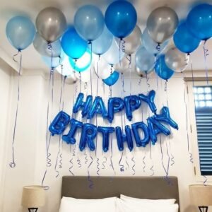 Birthday balloons decor