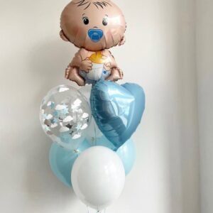 Baby Boy Foil Bouquet in Dubai