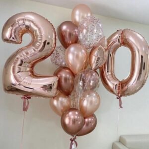 20th birthday balloons bouquet in UAE