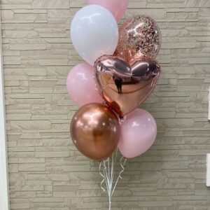 Pink and White Balloons Bouquet in UAE