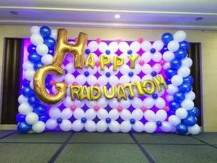 Graduation Balloon Decoration In Dubai Custom Party Balloons