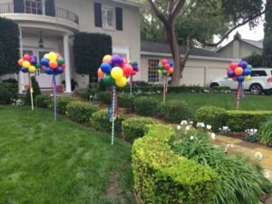 Helium balloon decoration in dubai