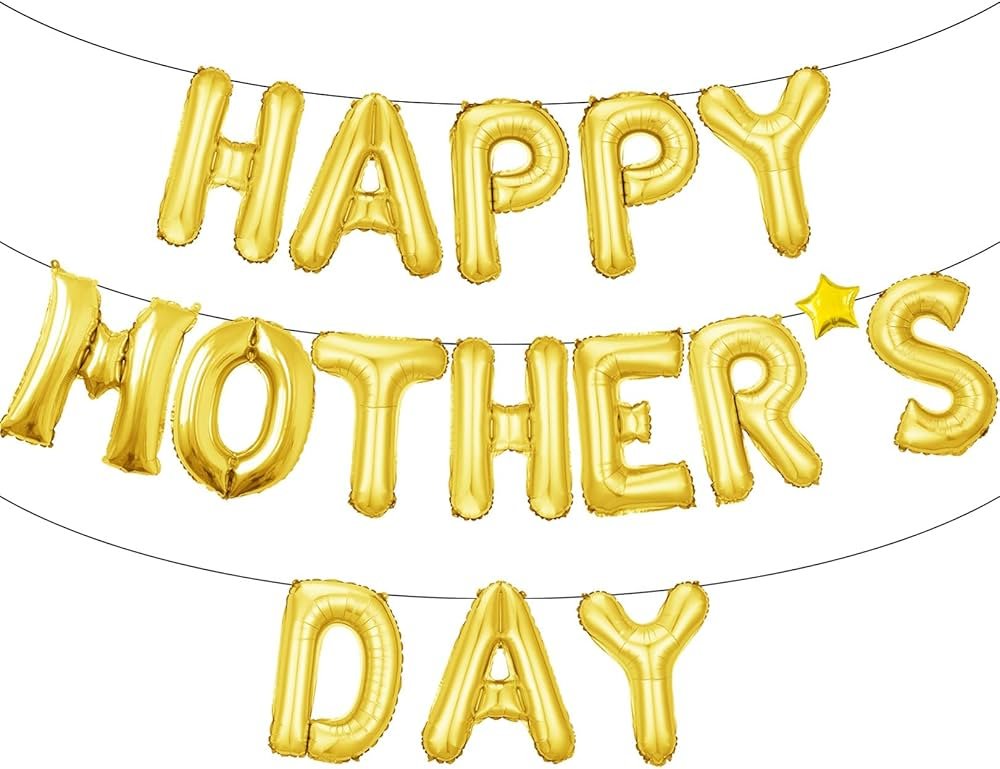 mother day balloons banner in dubai