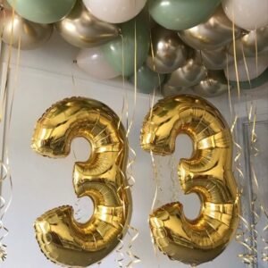 birthday balloons setup in dubai